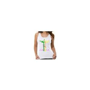 Camiseta Regata Feminina Cristo Redentor Rio De Janeiro Praia - Dogs