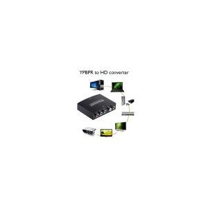 Conversor compatível com YPBPR para HDMI  Componente RGB  Vídeo  Adaptador de Áudio  Divisor para