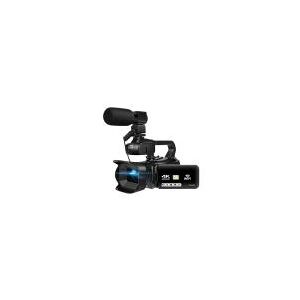 Câmera de Vídeo Digital para Live Stream  4K Camcorder  YouTube  WiFi  Webcam  18X  64MP  Vlog