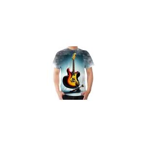 Camiseta Camisa Guitarra Instrumento Nota Musical 2 - Estilo Vizu