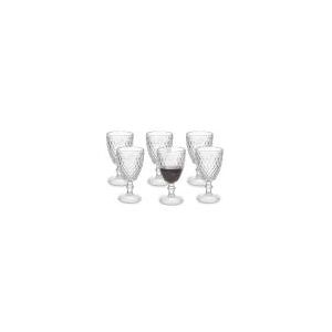 Jogo 6 Taças De Vidro Luxo Cristal 300 Ml Para Drinks Bebidas Vinho -