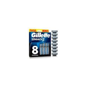 Carga para Aparelho de Barbear Gillette Mach3 com 8 unidades 8 Unidades