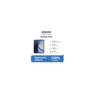 Carregamento Rápido  Celular  Samsung-Galaxy A34 Smartphone  5G  8GB  128GB  Android 13  Octa-Core
