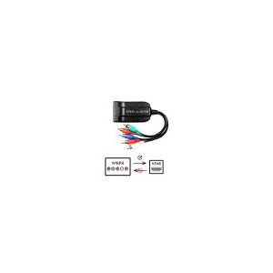 YPbPr e Áudio para Conversor HDMI  Suporte Adaptador  1080P  YPBPR Masculino  Componente RGB  Vídeo