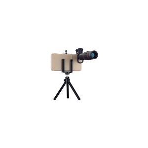 Telescópio monocular portátil com tripé e clipe para o telefone móvel  lente zoom para smartphones